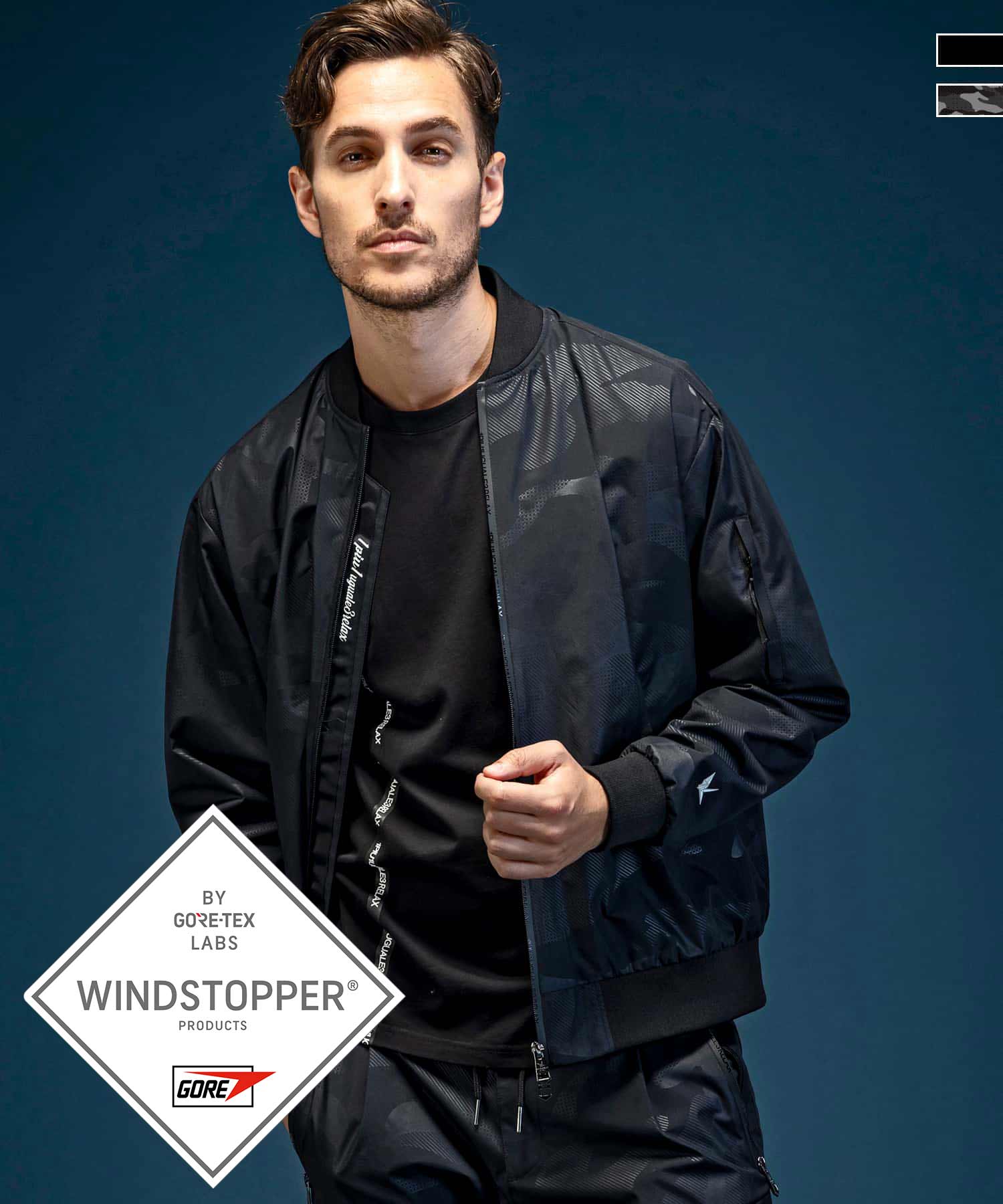 STUSSY WINDSTOPPER ウィンドストッパー ナポレオンピーコート 1PIU1UGUALE3 RELAX × +phenix(ウノピゥウノウグァーレトレ